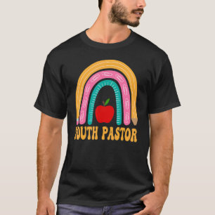 Jeugdpredikant regenboogpotlood terug naar school  t-shirt
