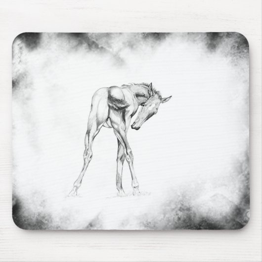 Jeuk met mistige rand muismat (Voorkant)