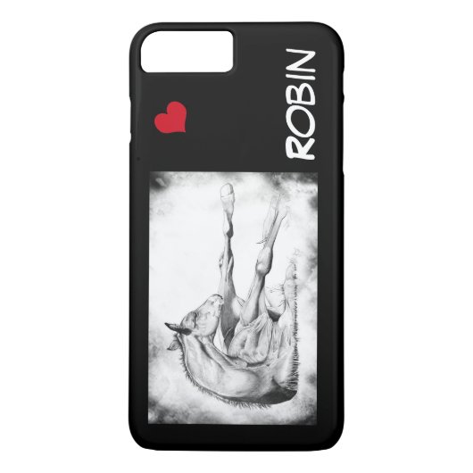 Jeuk Te veel met rood hart Case-Mate iPhone Case (Achterkant)
