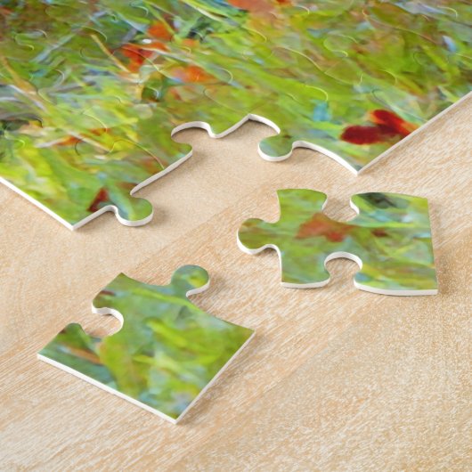 Jeune bébé cerf dans un puzzle d'art pré (Côté)