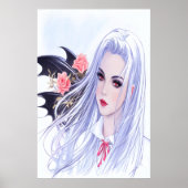 Jeune belle dame | AI Art Poster (Devant)