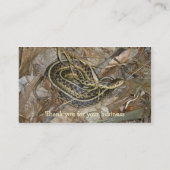 Jeune Carte de visite de serpent de l'Est (Dos)