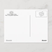 Jeune carte postale à queue noire de mâle (Dos)