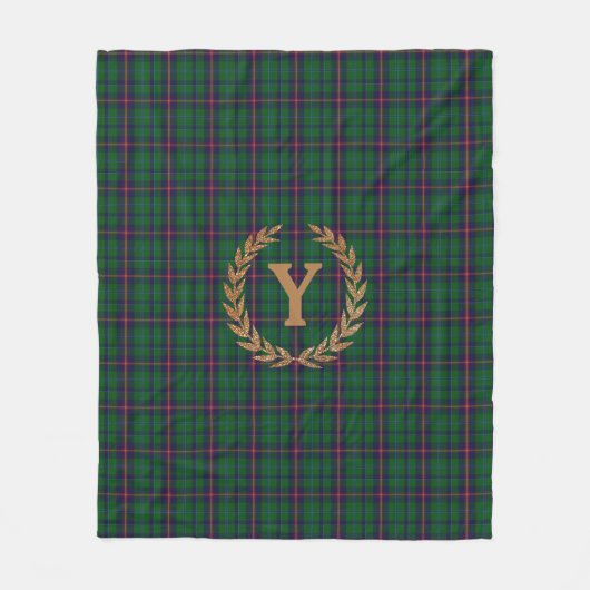 Jeune couverture d'ouatine de tartan de clan (Devant)