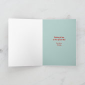 Jeune dame, chat, anniversaire, ruban, carte de vo (Intérieur)