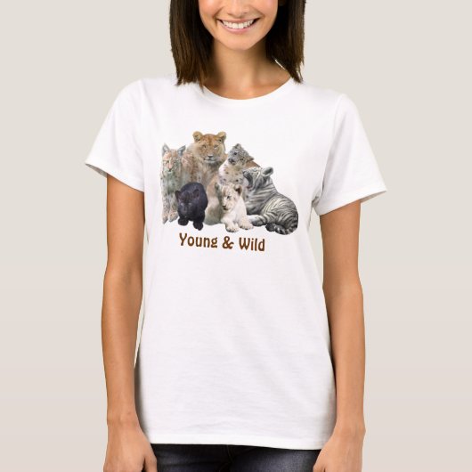 Jeune et sauvage T-shirt d'art (Devant)