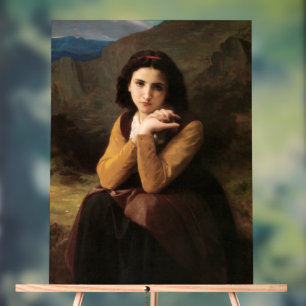Jeune Femme door Bouguereau Acryl Bord