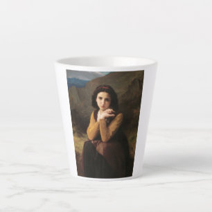 Jeune femme door Bouguereau Latte Mok