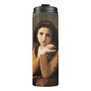 Jeune femme door Bouguereau Thermosbeker