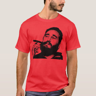 Jeune Fidel avec un T-shirt de cigare