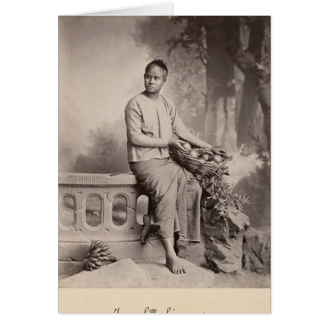 Jeune fille birmane, vers 1880 (Devant)