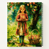 Jeune fille dans un Apple Orchard Journal (Dos)