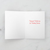 Jeune Fille de Yule - Carte (Personnaliser) (Intérieur)