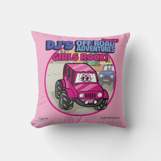 JEUNE FILLE ROCK JETER Oreiller (Recto)