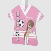 Jeune ⚽ Football mignonne fille | Rose (devant)