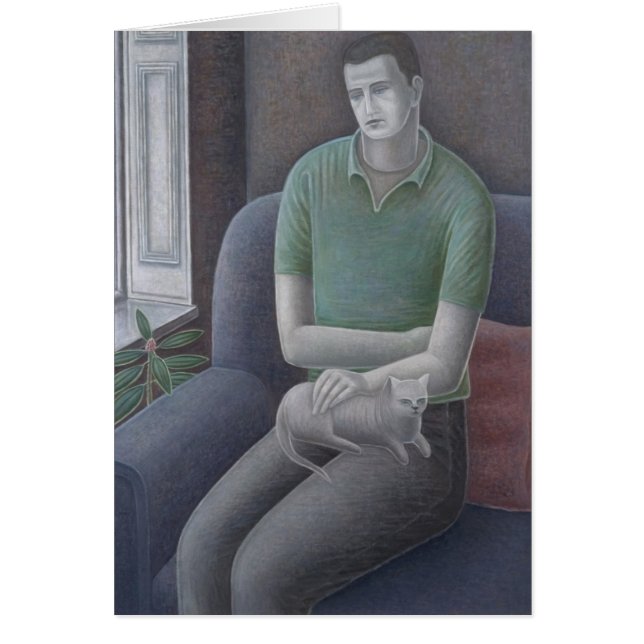 Jeune homme avec chat 2008 (Devant)