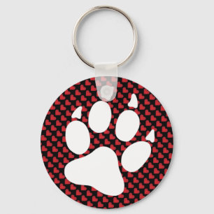 jeune loup rêveur porte-clés