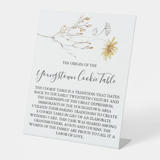 JEUNE MARIAGE DE SIGNE DE TABLEAU DE COOKIE (Recto)