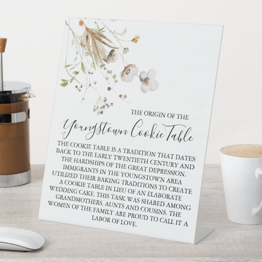 JEUNE MARIAGE DE SIGNE DE TABLEAU DE COOKIE (In SItu)