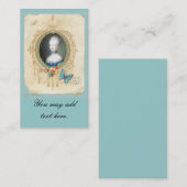 Jeune Marie Antoinette Cartes de visite (Devant / Derrière)