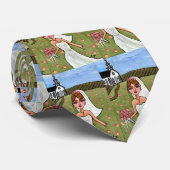 Jeune mariée belle - cravate (Roulé)