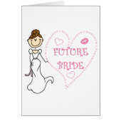 Jeune mariée d'avenir de brune (Devant)