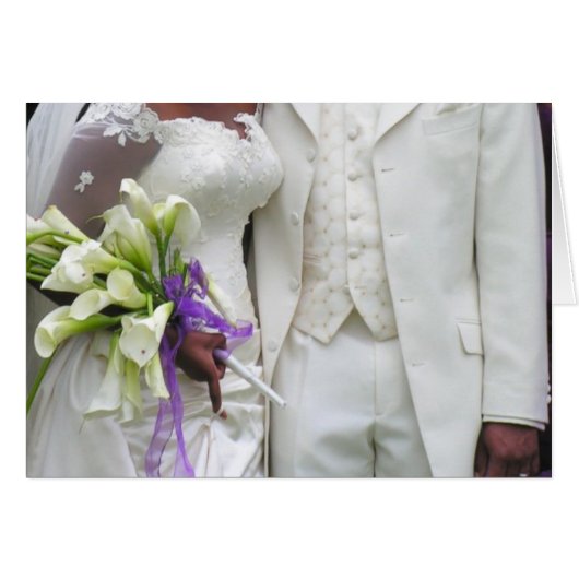 Jeune mariée et marié d'Afro-américain (Devant horizontal)