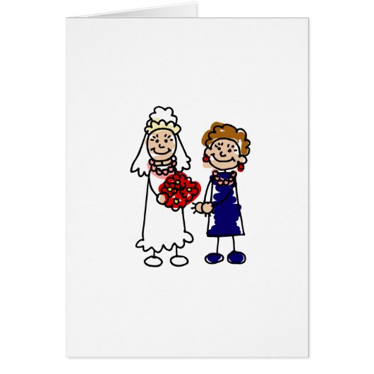 Jeune mariée lesbienne du mariage un (Devant)