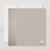 Jeune mariée séduisante - invitation de Fête de la (Dos)