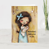 Jeune mère - Carte de la première mère (Devant)