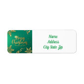 *JEUNE NOËL* ÉTIQUETTE DE ADRESSE (Devant)