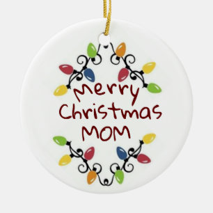 * JEUNE NOËL MÈRE DE NOËL* ORNEMENT DES LUMIÈRES D