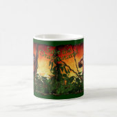 Jeune Orangutan & Rainforest Sunrise Art Mug (Centre)