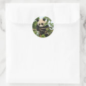 Jeune panda géant - autocollants (Sac)