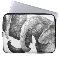 Jeune sac de l'électronique d'éléphants africains