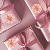 Jeune, sauvage et trois | Autocollant de préférenc