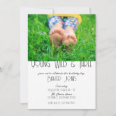 Jeune, sauvage et trois | Invitation photo Jour B (Devant)