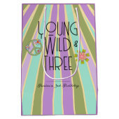 Jeune, sauvage et trois | Sac cadeau d'anniversair (Dos)