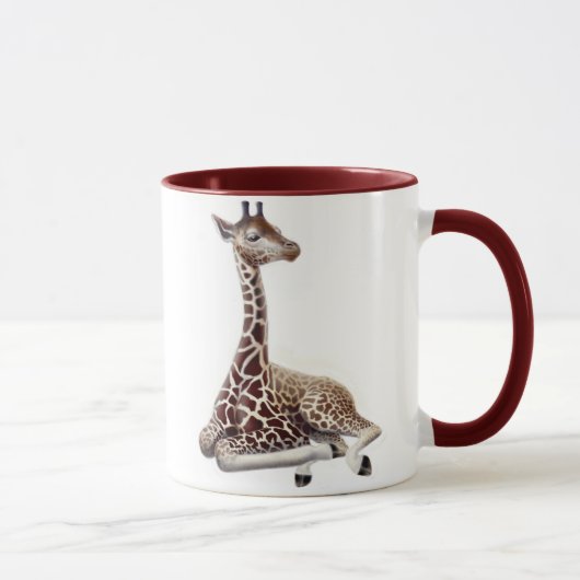 Jeune tasse de sonnerie de girafe (Droite)