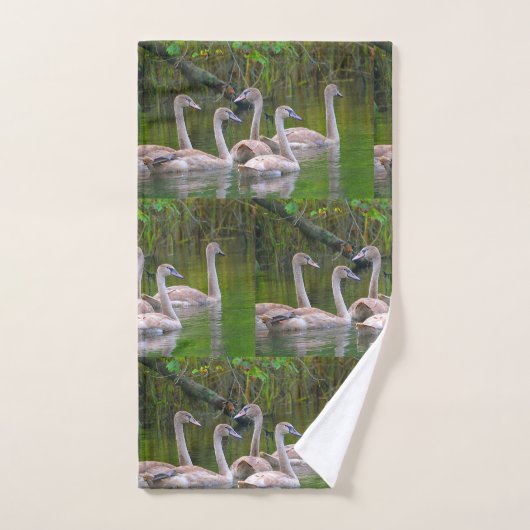 Jeunes cygnes (Serviette à main)