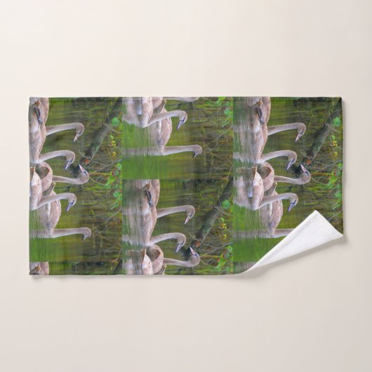 Jeunes cygnes (Serviette à main)