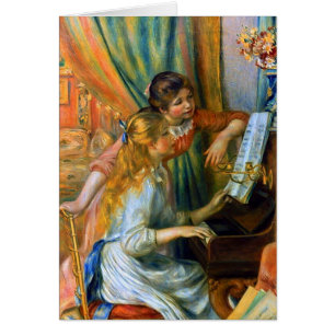 Jeunes filles au piano par Pierre Renoir