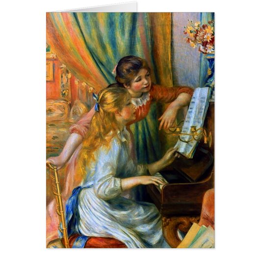 Jeunes filles au piano par Pierre Renoir (Devant)