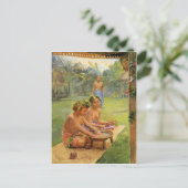 Jeunes Filles Préparer Kava - Carte Postale (Debout devant)