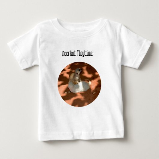 Jeunes Frères Meerkat Jouer, Tshirt bébé (Devant)