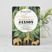 Jeunes sauvages et trois garçons invitation à l'or (Debout devant)