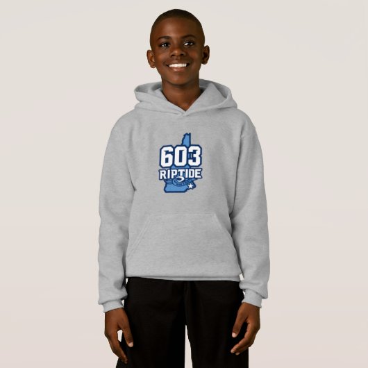 JEUNESSE 603 Sweat - shirt à capuche Riptide avec  (Devant entier)