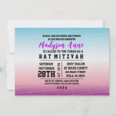 JEUX 3D JEU DIGITAL Bar Mitzvah Invitation (Devant)