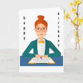 JEUX ANNIVERSAIRE À MA CARTE ***CO-TRAVAILLEUR*** (Fleur jaune)