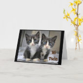 JEUX ANNIVERSAIRE À MA CARTE "TWIN" (Fleur jaune)